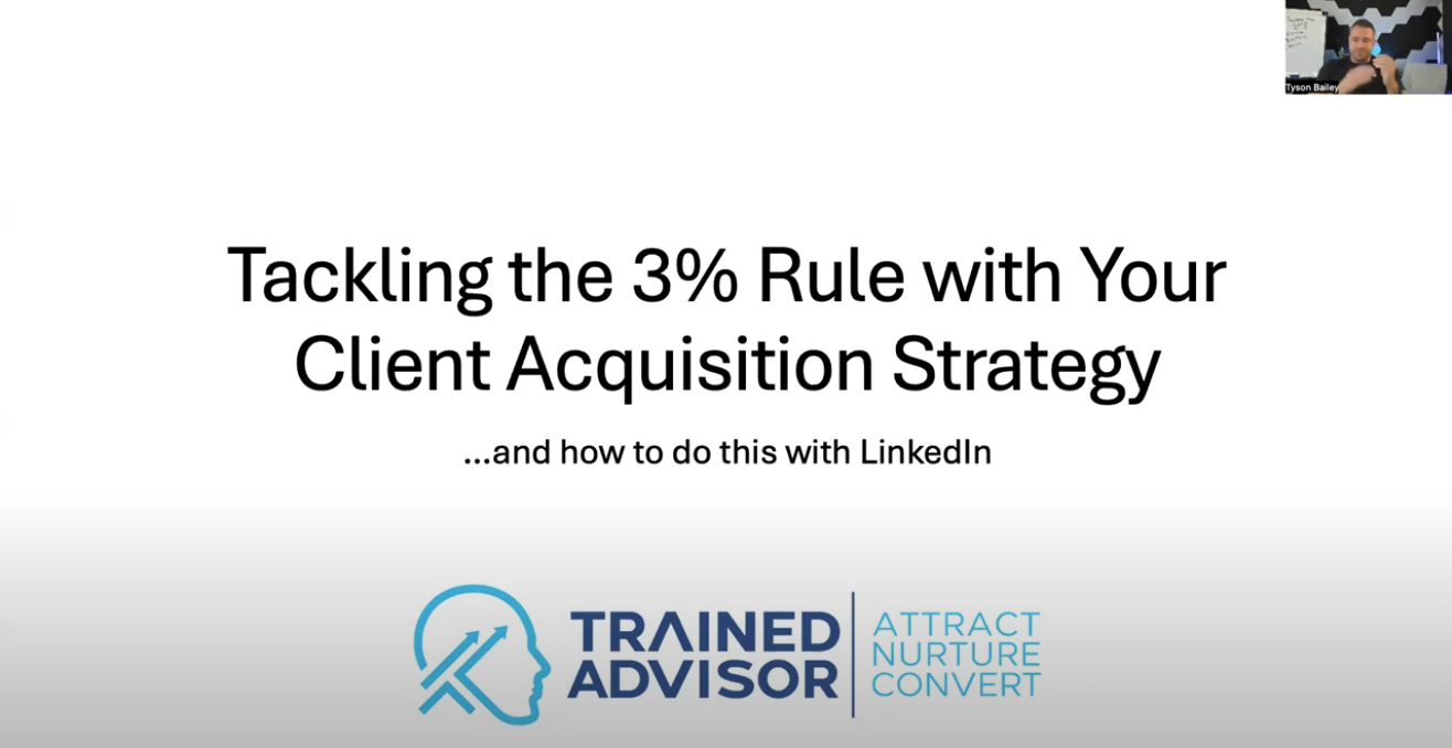 Addressing the "3% Rule" with Your LinkedIn Marketing for More Retirement Planning Clients